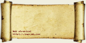 Tina Bećković vizit kartica